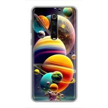 Чехол (ТПУ) с планетами на Xiaomi Redmi K20 – Солнечна система
