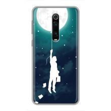 Чехол (ТПУ) с планетами на Xiaomi Redmi K20 – To The moon