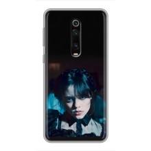 Чехлы Венсдей на Xiaomi Redmi K20 Уэнсдей (AlphaPrint) (взгляд Уэнздей)