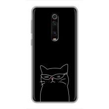 Чехол с рисунком кот на Xiaomi Redmi K20 – Равнодушный кот