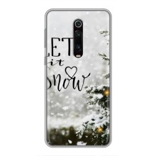 Новогодние, Праздничные Чехлы для Xiaomi Redmi K20 - 2024 год (Let it snow)