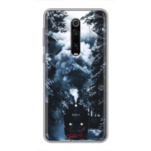 Новогодние, Праздничные Чехлы для Xiaomi Redmi K20 - 2024 год (Зимний поезд)