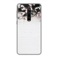 Чехлы с тематикой "ЦВЕТЫ" на Xiaomi Redmi K20 (Цветы на стене)