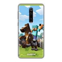 Чохли для Xiaomi Redmi K20 (Персонажі МайнКрафт) – На коні