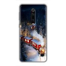 Силіконовий бампер на різдво для Xiaomi Redmi K20 (Потяг)