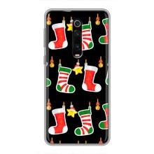 Силіконовий бампер на різдво для Xiaomi Redmi K20 (Різдвяні подарунки)