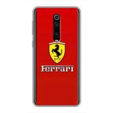 Силиконовый бампер с картинкой машины на Xiaomi Redmi K20 – Ferrari Logo