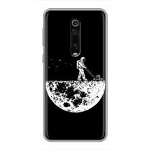 Силиконовый Чехол с принтом "Космонавты" на Xiaomi Redmi K20 – Космонавт