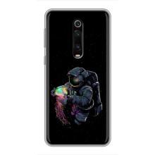 Силиконовый Чехол с принтом "Космонавты" на Xiaomi Redmi K20 – В руках земля