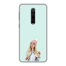 Силіконовый Чохол на Xiaomi Redmi K20 з картинкой Модных девушек – В шапці