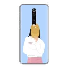 Силіконовый Чохол на Xiaomi Redmi K20 з картинкой Модных девушек – Жовта кепка