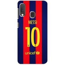 Чехлы Месси для Samsung A20e (AlphaPrint) (Messi Barca 10)