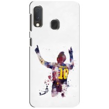 Чехлы Месси для Samsung A20e (AlphaPrint) (Messi Barca)