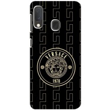 Чехлы VERSACE для Самсунг Галакси А20е (PREMIUMPrint) (Лого Версаче)