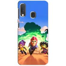 Чехол для Samsung A20e Бравл Старс (VPrint)