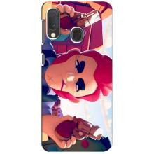 Чехол для Samsung A20e Бравл Старс (VPrint)