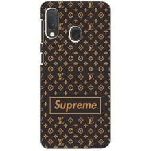 Чеохол для Samsung A20e з картинкою Supreme (AlphaPrint)