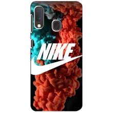 Чохол для Samsung A20e - з принтом Найк (AlphaPrint) (Димчастий найк)