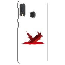 Чехол с принтом (Русский корабль...) для Самсунг Галакси А20е (AlphaPrint) – Кремлевский Корабль