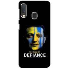 Чехол для Samsung A20e (AlphaPrint - с принтом Зеленского) – В. Зеленский