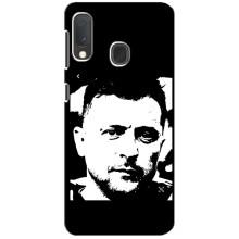 Чехол для Samsung A20e (AlphaPrint - с принтом Зеленского) – Зеленский АРТ