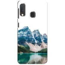 Силиконовый чехол с КАРТИНКАМИ лето для Samsung A20e (AlphaPrint) – Гори