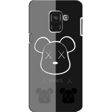 Чехлы для Samsung A8 Plus, A8 Plus 2018, A730F - Bearbrick Louis Vuitton (PREMIUMPrint) (БеарБрик глаза)