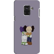 Чехлы для Samsung A8 Plus, A8 Plus 2018, A730F - Bearbrick Louis Vuitton (PREMIUMPrint) (Дружба Беарбрик)