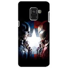 Чохли з героями Марвел Samsung A8 Plus,  A730F (VPrint)
