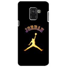 Чохли для Samsung A8 Plus,  A730F - з картинкою JORDAN (AlphaPrint) – Jordan Gold