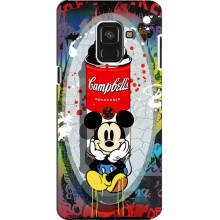 Чехол Disney Mouse Samsung A8 Plus, A8 Plus 2018, A730F (PREMIUMPrint) (Американский Маус)