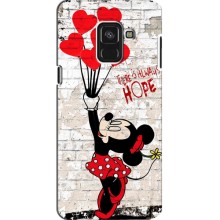 Чехол Disney Mouse Samsung A8 Plus, A8 Plus 2018, A730F (PREMIUMPrint) (Heart Minni)