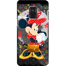 Чехол Disney Mouse Samsung A8 Plus, A8 Plus 2018, A730F (PREMIUMPrint) (Minni с бантиком)