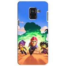 Чехол для Samsung A8 Plus,  A730F Бравл Старс (VPrint)