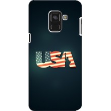 Чехол Флаг USA для Samsung A8 Plus, A8 Plus 2018, A730F (USA)