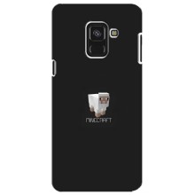 Чохол Майнкрафт на Samsung A8 Plus,  A730F (AlphaPrint) Minecraft (Овечка Майнкрафт)