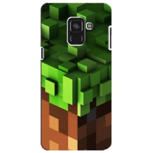Чохол Майнкрафт на Samsung A8 Plus,  A730F (AlphaPrint) Minecraft (текстура Майнкрафт)