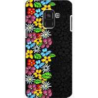 Чехол с Цветами для Samsung A8 Plus, A8 Plus 2018, A730F – Яркие цветы
