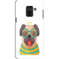 Бампер для Samsung A8 Plus, A8 Plus 2018, A730F з картинкою "Песики" (Собака Король)