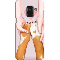 Чехол (ТПУ) Милые собачки для Samsung A8 Plus, A8 Plus 2018, A730F (Любовь к собакам)