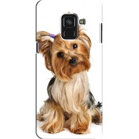 Чехол (ТПУ) Милые собачки для Samsung A8 Plus, A8 Plus 2018, A730F (Собака Терьер)