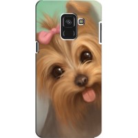 Чехол (ТПУ) Милые собачки для Samsung A8 Plus, A8 Plus 2018, A730F (Йоршенский терьер)