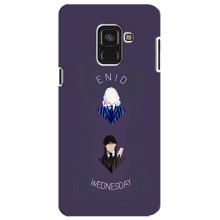 Чохли Венсдей на Samsung A8 Plus,  A730F Уенсдей (AlphaPrint) (Венздей і подруга)