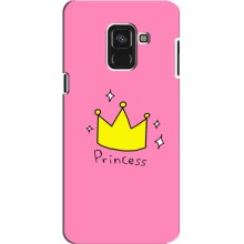 Девчачий Чехол для Samsung A8 Plus, A8 Plus 2018, A730F (Princess)