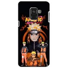 Naruto Anime Чехлы для Самсунг А8 Плюс 2018, А730Ф (AlphaPrint)