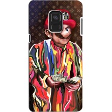 Брендновые Чехлы для Samsung A8, A8 2018, A530F - (PREMIUMPrint) (Mario LV)