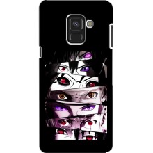 Чехлы Персонажи Аниме Наруто для Samsung A8, A8 2018, A530F (AlphaPrint) – Глаза Anime