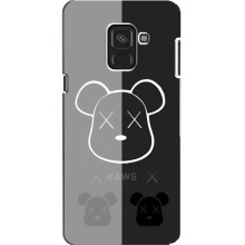 Чехлы для Samsung A8, A8 2018, A530F - Bearbrick Louis Vuitton (PREMIUMPrint) (БеарБрик глаза)