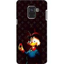 Чехлы для Samsung A8, A8 2018, A530F - Скрудж МакДак Louis Vuitton (PREMIUMPrint) (Скрудж с бриллиантом)