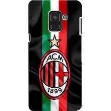 Чехлы для Samsung A8, A8 2018, A530F (VPrint) - Футбольные клубы – ФК Милан